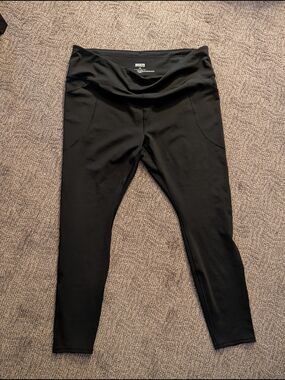 Duluth Trading Co Black Full-Length Leggings